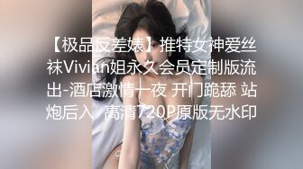 【极品反差婊】推特女神爱丝袜Vivian姐永久会员定制版流出-酒店激情一夜 开门跪舔 站炮后入  高清720P原版无水印