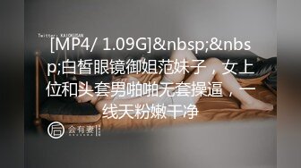 [MP4/ 1.09G]&nbsp;&nbsp;白皙眼镜御姐范妹子，女上位和头套男啪啪无套操逼，一线天粉嫩干净