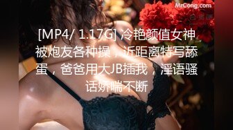 [MP4/ 1.17G] 冷艳颜值女神被炮友各种操，近距离特写舔蛋，爸爸用大JB插我，淫语骚话娇喘不断