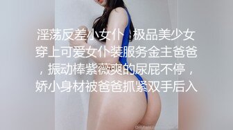 淫荡反差小女仆✿极品美少女穿上可爱女仆装服务金主爸爸，振动棒紫薇爽的尿屁不停，娇小身材被爸爸抓紧双手后入