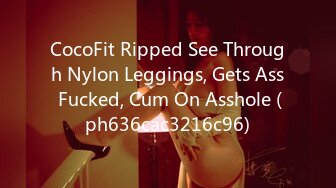 CocoFit Ripped See Through Nylon Leggings, Gets Ass Fucked, Cum On Asshole (ph636cac3216c96)