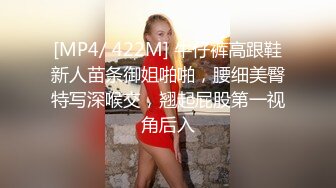 [MP4/ 422M] 牛仔裤高跟鞋新人苗条御姐啪啪，腰细美臀特写深喉交，翘起屁股第一视角后入